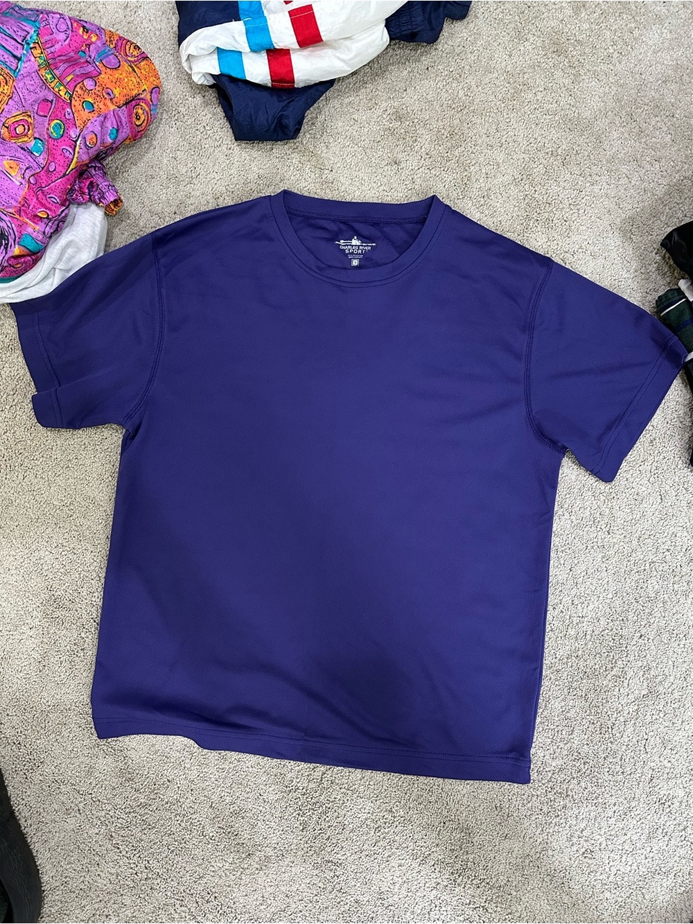 Performance Crew Neck T-Shirt - Deep Purple